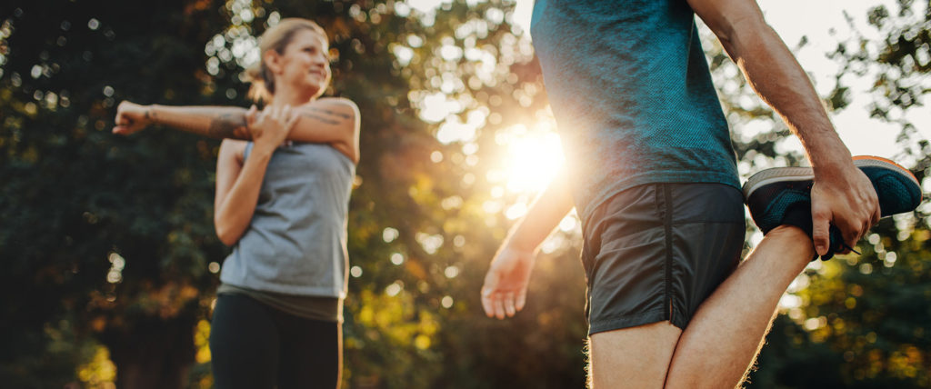 Mann und Frau beim Personaltraining in Ludwigshafen